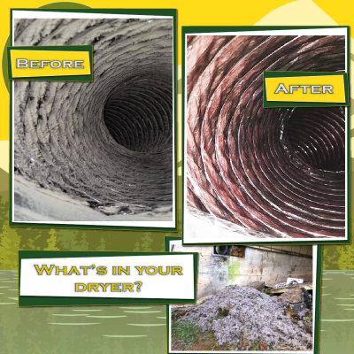 Dryer Vent build Up - Call Now